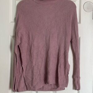 Sonoma Women's Mauve Turtleneck Sweater